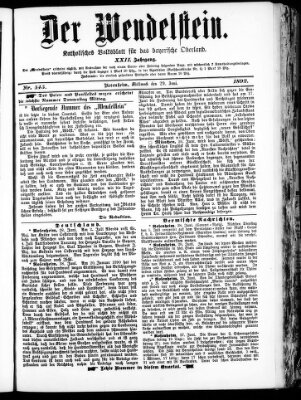 Wendelstein Mittwoch 29. Juni 1892