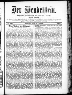 Wendelstein Dienstag 6. September 1892