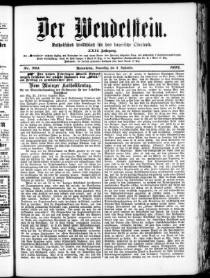 Wendelstein Donnerstag 8. September 1892