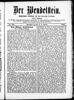 Wendelstein Donnerstag 15. September 1892