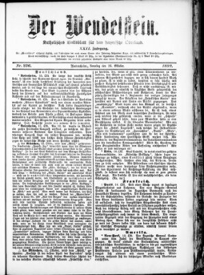 Wendelstein Sonntag 16. Oktober 1892