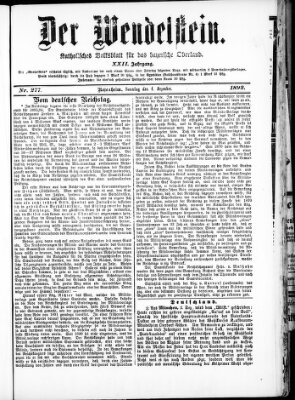 Wendelstein Sonntag 4. Dezember 1892