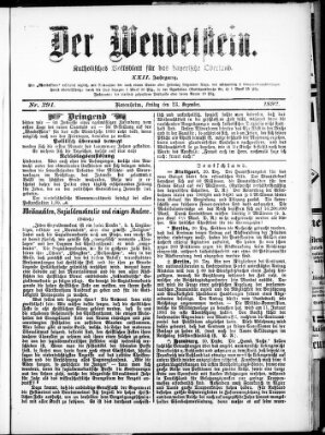 Wendelstein Freitag 23. Dezember 1892