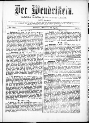 Wendelstein Mittwoch 28. Dezember 1892