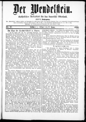 Wendelstein Mittwoch 22. Januar 1896