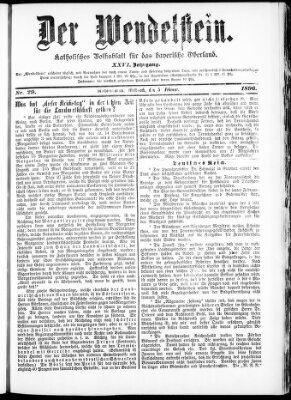 Wendelstein Mittwoch 5. Februar 1896