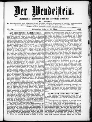 Wendelstein Dienstag 11. Februar 1896