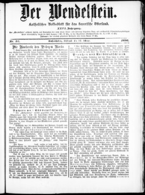 Wendelstein Mittwoch 12. Februar 1896