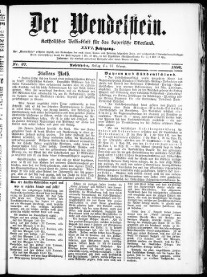 Wendelstein Freitag 14. Februar 1896