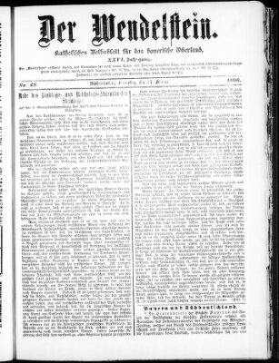 Wendelstein Donnerstag 27. Februar 1896