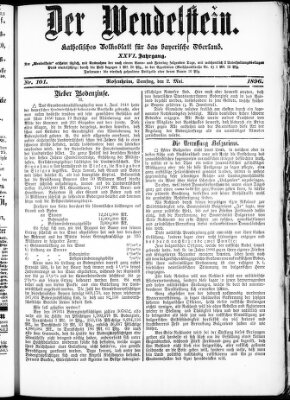 Wendelstein Samstag 2. Mai 1896