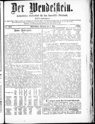 Wendelstein Mittwoch 6. Mai 1896