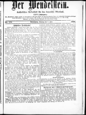 Wendelstein Sonntag 7. Juni 1896