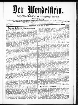 Wendelstein Freitag 12. Juni 1896