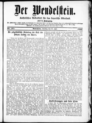 Wendelstein Samstag 25. Juli 1896