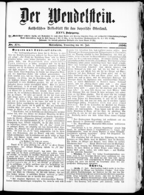 Wendelstein Donnerstag 30. Juli 1896