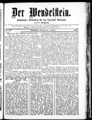 Wendelstein Sonntag 4. Oktober 1896