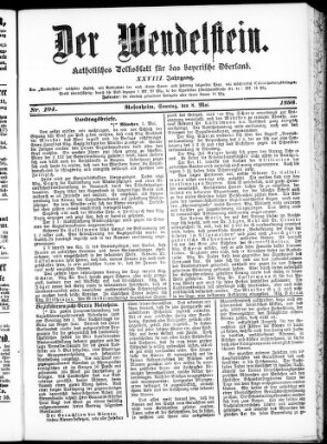 Wendelstein Sonntag 8. Mai 1898