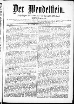 Wendelstein Donnerstag 21. Juli 1898