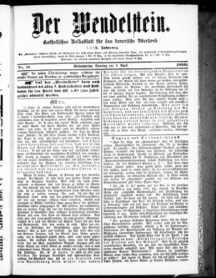 Wendelstein Sonntag 2. April 1899