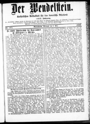 Wendelstein Mittwoch 3. Mai 1899