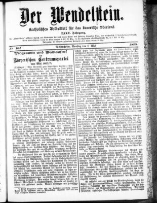 Wendelstein Samstag 6. Mai 1899