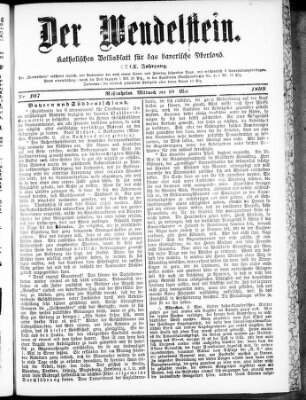 Wendelstein Mittwoch 10. Mai 1899