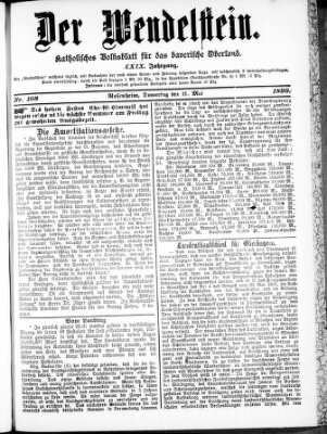 Wendelstein Donnerstag 11. Mai 1899