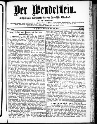 Wendelstein Mittwoch 24. Mai 1899