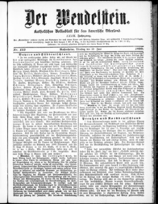 Wendelstein Dienstag 13. Juni 1899