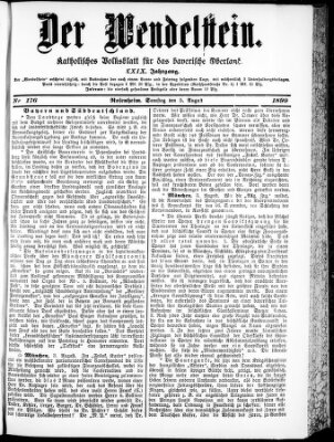 Wendelstein Samstag 5. August 1899