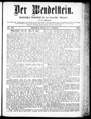 Wendelstein Mittwoch 13. September 1899