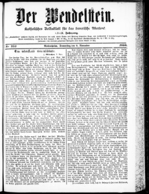 Wendelstein Donnerstag 9. November 1899