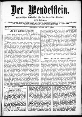 Wendelstein Mittwoch 3. Januar 1900