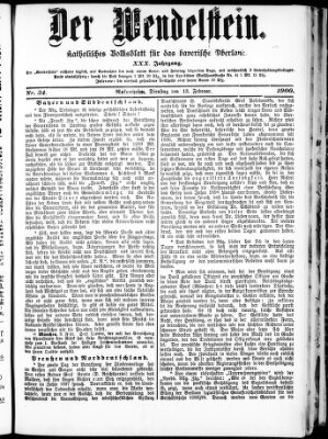 Wendelstein Dienstag 13. Februar 1900