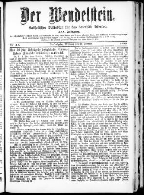 Wendelstein Mittwoch 21. Februar 1900