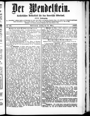 Wendelstein Freitag 23. März 1900