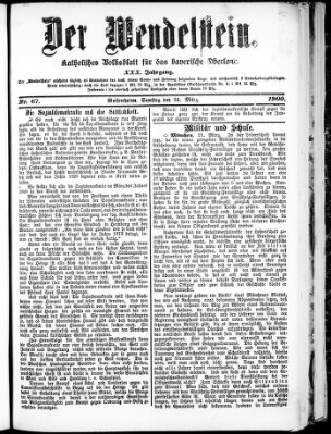 Wendelstein Samstag 24. März 1900