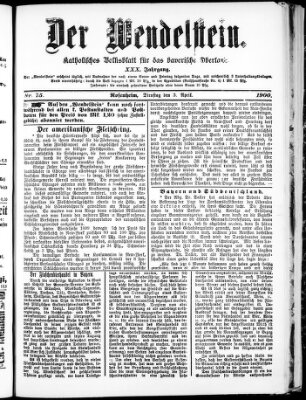 Wendelstein Montag 2. April 1900