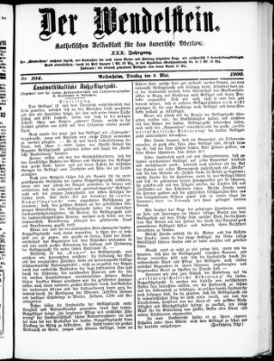 Wendelstein Dienstag 8. Mai 1900