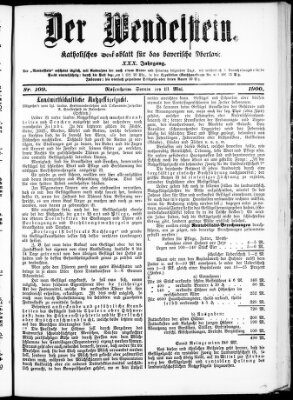 Wendelstein Sonntag 13. Mai 1900