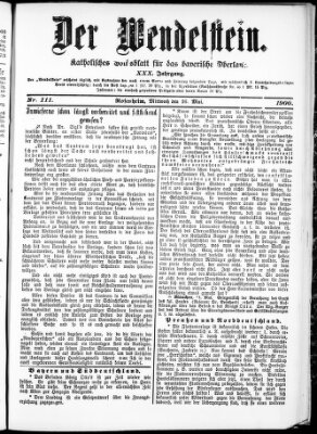 Wendelstein Mittwoch 16. Mai 1900