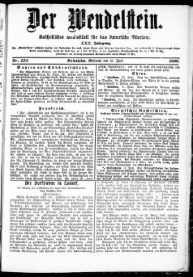 Wendelstein Mittwoch 13. Juni 1900