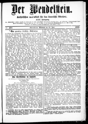 Wendelstein Mittwoch 20. Juni 1900