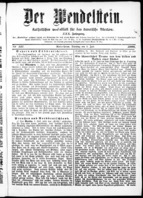 Wendelstein Dienstag 3. Juli 1900