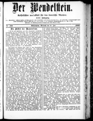 Wendelstein Mittwoch 25. Juli 1900