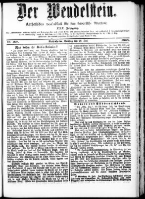 Wendelstein Samstag 28. Juli 1900