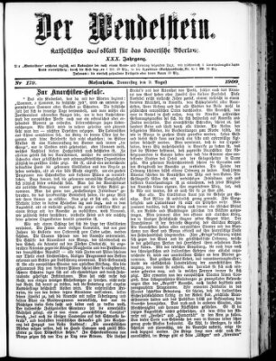 Wendelstein Donnerstag 9. August 1900