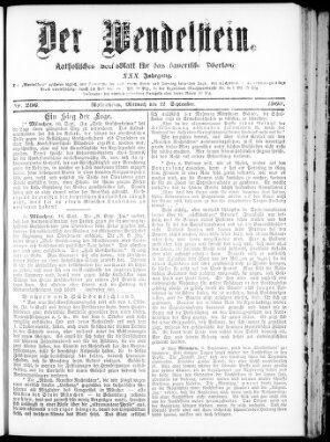 Wendelstein Mittwoch 12. September 1900