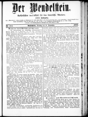 Wendelstein Dienstag 18. September 1900